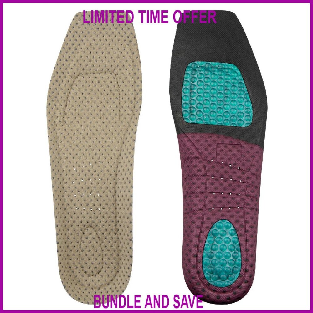 Square Toe Replacement Insoles For Work Boots, Si… - image 1